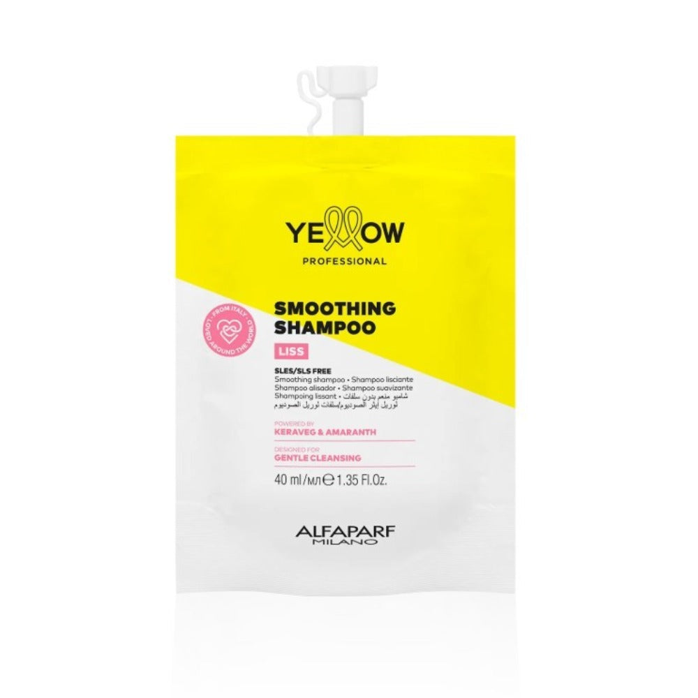 Yellow Kera Smoothing Treatment Kit Tratament de netezire 2 x 100 ml