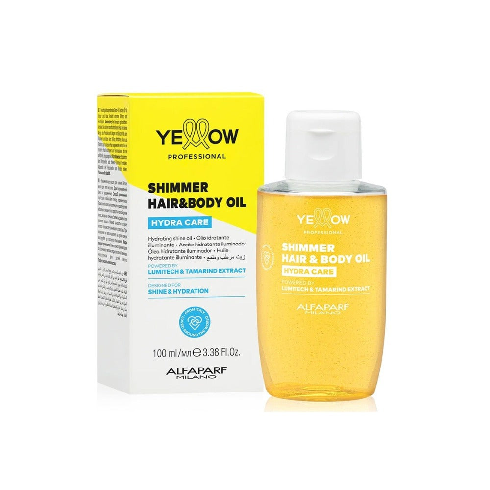 Yellow Hydra Care Shimmer Hair & Body Oil Ulei 100 ml
