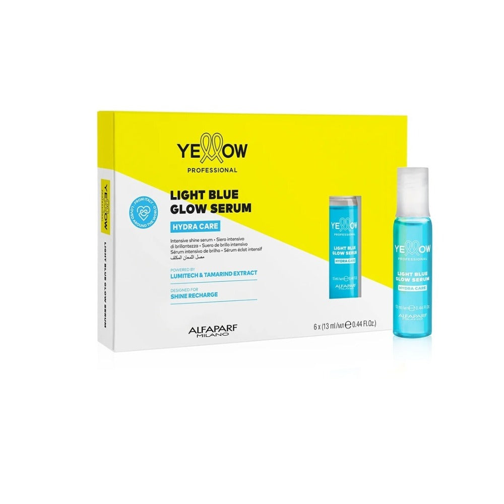 Yellow Hydra Care Light Blue Glow Serum Ser în fiole 6 x 13 ml