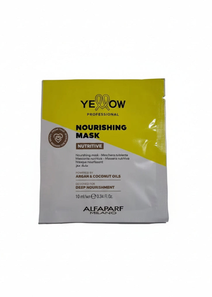 Yellow Nourishing Mask – Mască Profesională pentru Hidratare Intensă, Păr Uscat & Fragil
