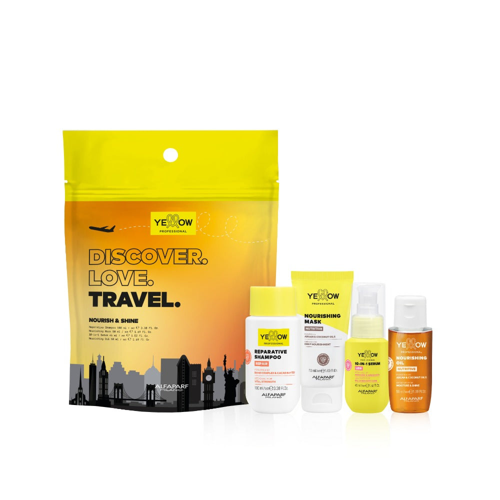 Yellow Nutritive Nourish & Shine Kit Set de îngrijire