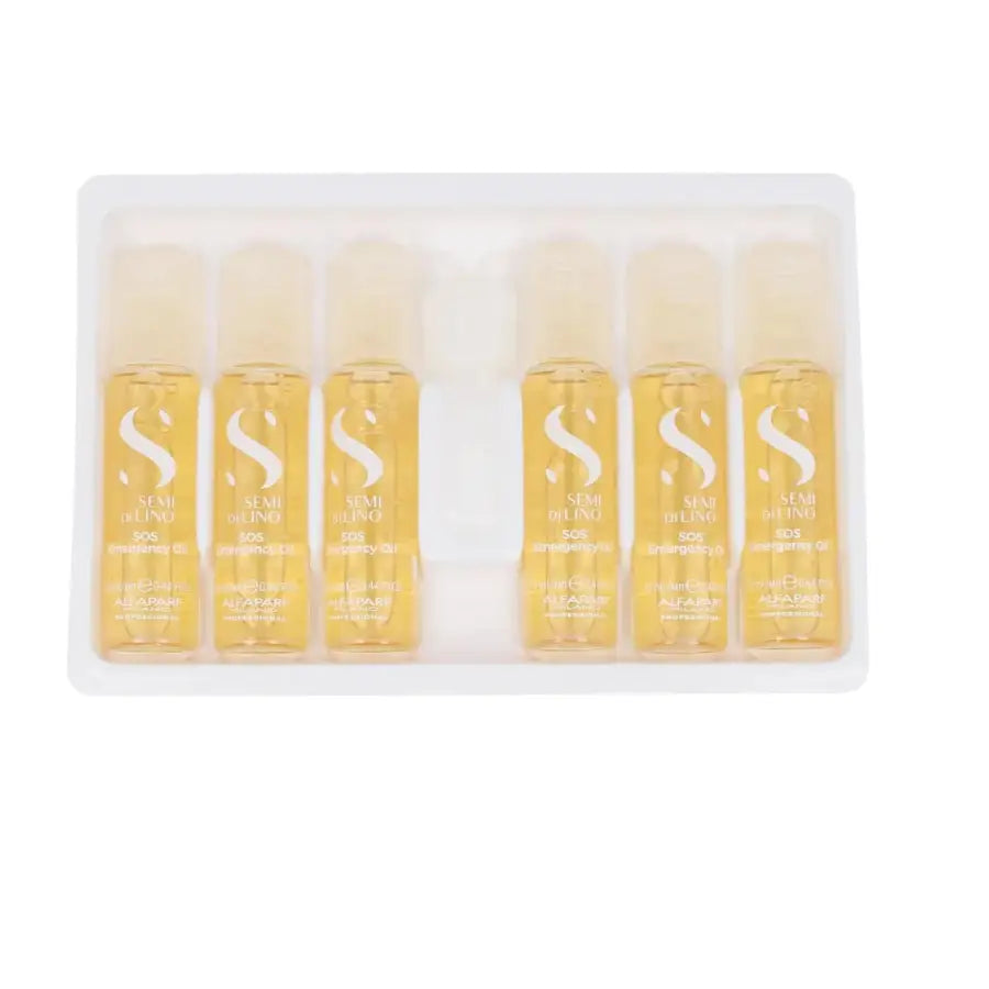 Alfaparf Semi di Lino SOS Emergency Oil Tratament în fiole 6 x 13 ml