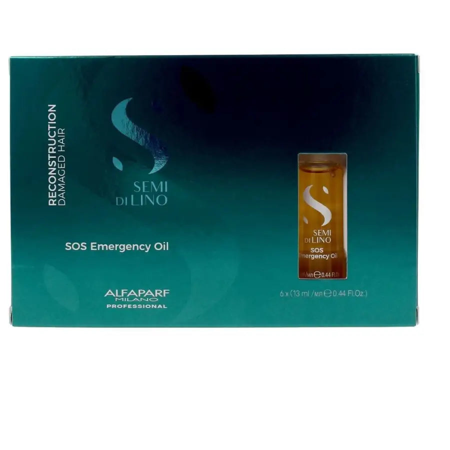 Alfaparf Semi di Lino SOS Emergency Oil Tratament în fiole 6 x 13 ml