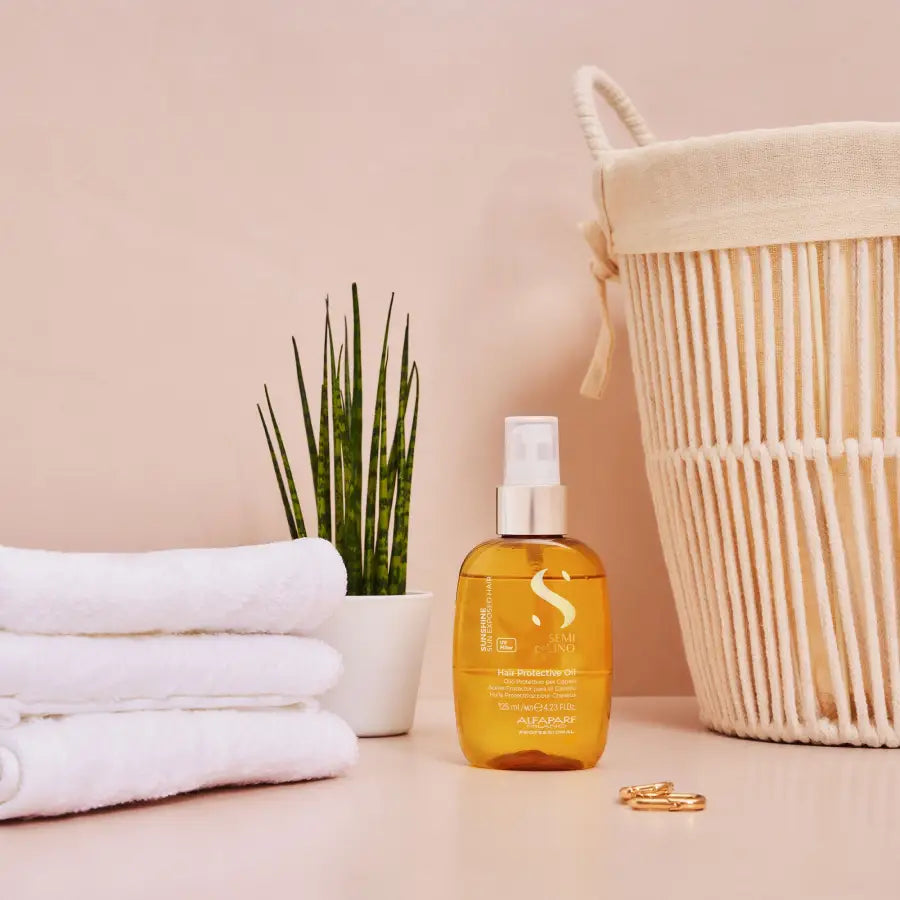Alfaparf Semi di Lino Sunshine Hair Protective Oil Ulei bifazic 125 ml