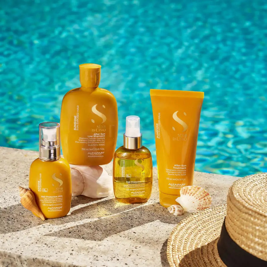 Alfaparf Semi di Lino Sunshine Hair Protective Oil Ulei bifazic 125 ml