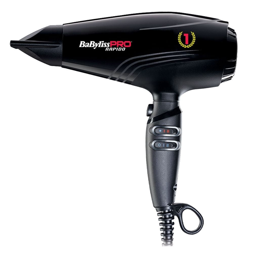 BaByliss PRO Uscător De Păr Profesional Rapido Negru