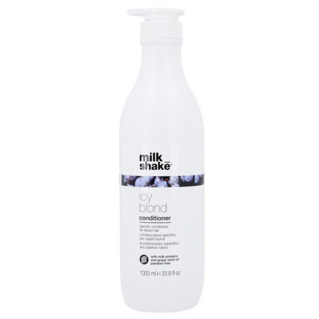 Balsam cu Pigment pentru Neutralizarea Tonurilor Galbene din Părul Blond Milk Shake Icy Blond Conditioner - 1000ml - Păr