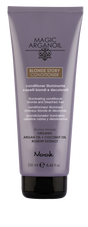 Balsam Iluminator pentru Neutralizarea Reflexiilor Galbene Ideal pentru Părul Blond Nook Magic ArganOil Blonde Story