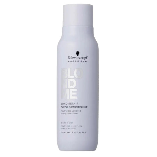 Balsam Neutralizant & Reparator Schwarzkopf BLONDME Bond Repair Purple – Anti-Galben Fortifiere și Strălucire