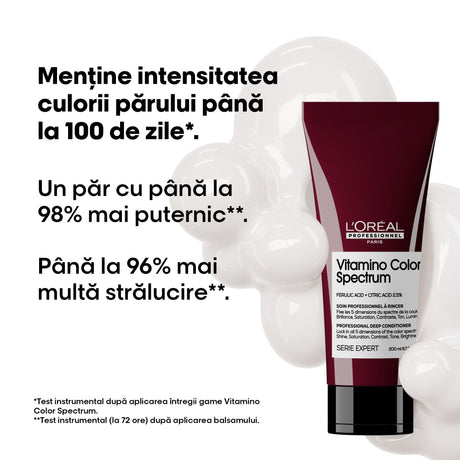 Balsam Profesional pentru Fixarea Culorii Hidratare & Strălucire Intensă – L’Oréal Professionnel Vitamino Color