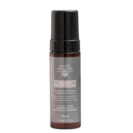 Balsam Spumă Fără Clătire pentru o Hrănire Suplimentară Părului Degradat Nook Magic ArganOil Wonderful Recharge 150ml