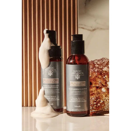 Balsam Spumă Fără Clătire pentru o Hrănire Suplimentară Părului Degradat Nook Magic ArganOil Wonderful Recharge 150ml