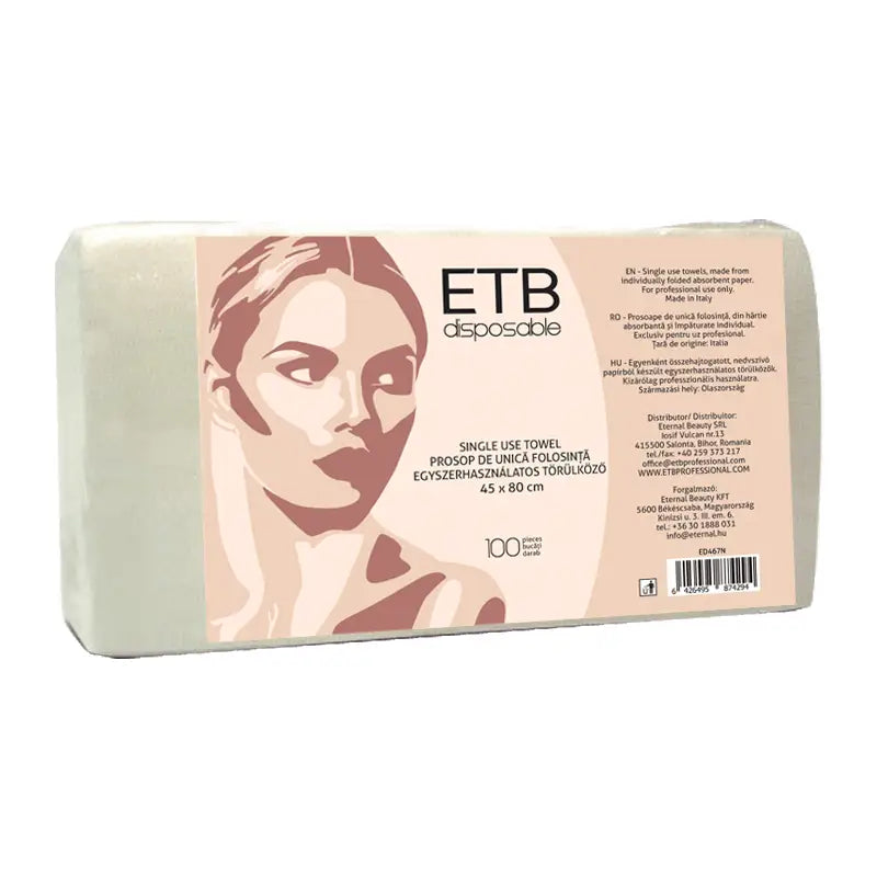 ETB Disposable Prosoape de unică folosință 45 x 80 cm 100 buc