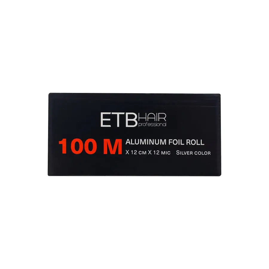 ETB Disposable Rolă Folie De Aluminiu Pentru Șuvițe 100m X 12cm X 12 Microni
