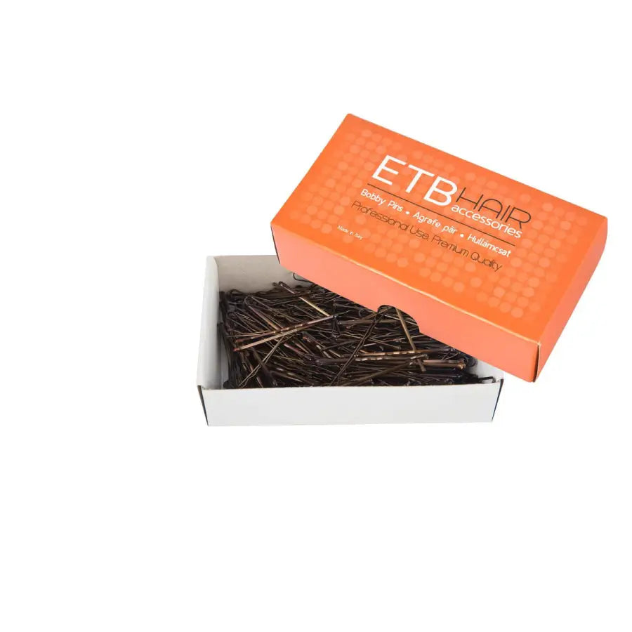 ETB Hair Agrafe de păr maro 5 cm 200 g