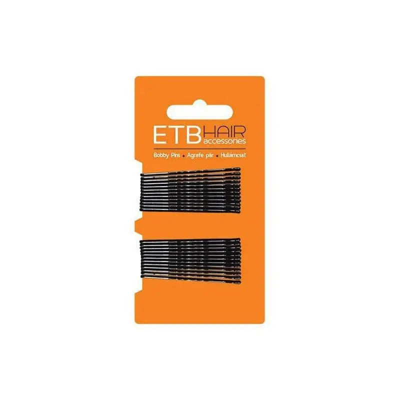 ETB Hair Agrafe de păr negre 5 cm 24 buc