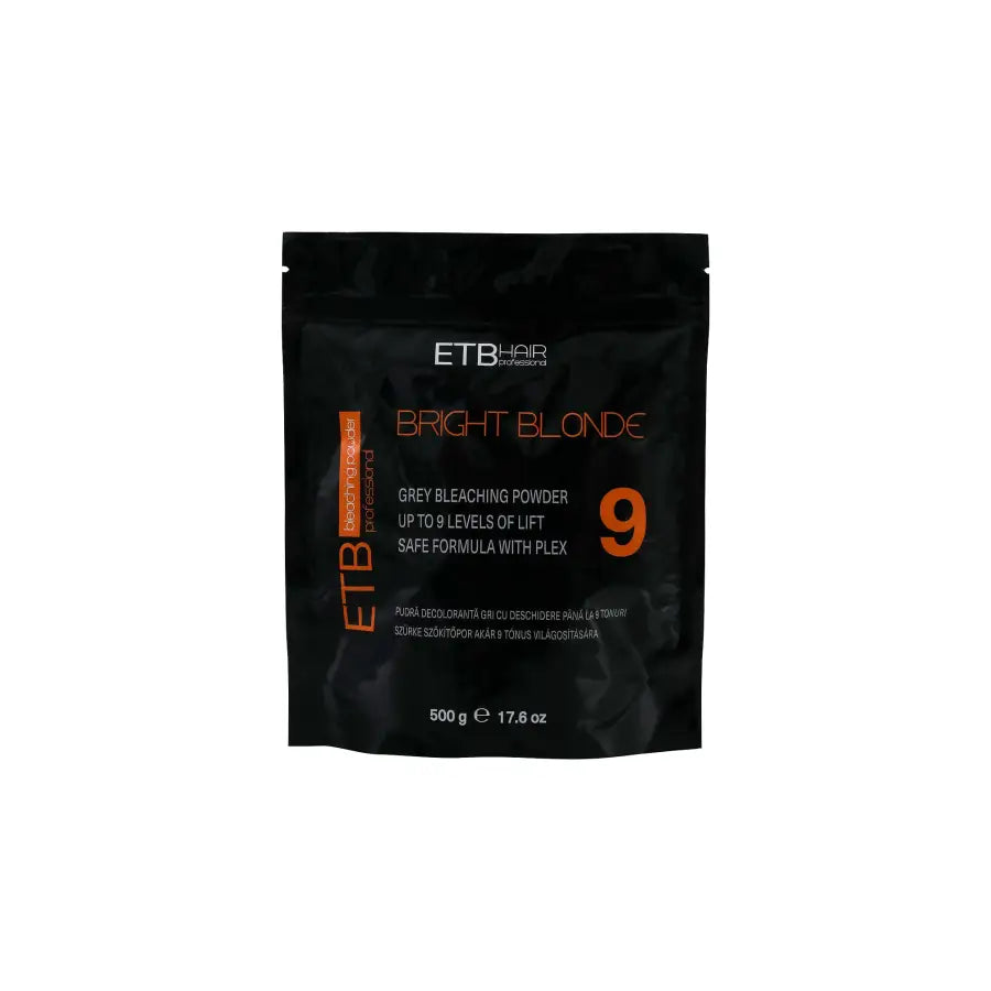 ETB Hair Bright Blonde Pudră decolorantă gri 9 tonuri 500 g