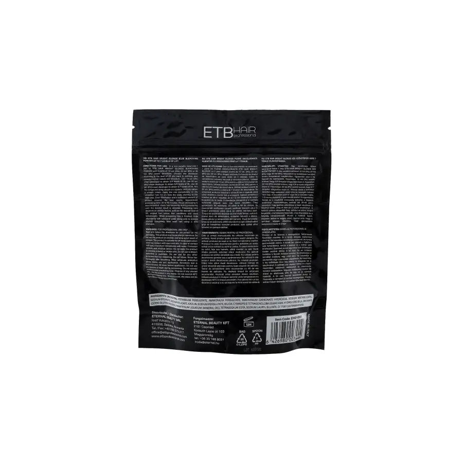 ETB Hair Professional Bright Blonde Pudră Decolorantă Albastră 7 Tonuri