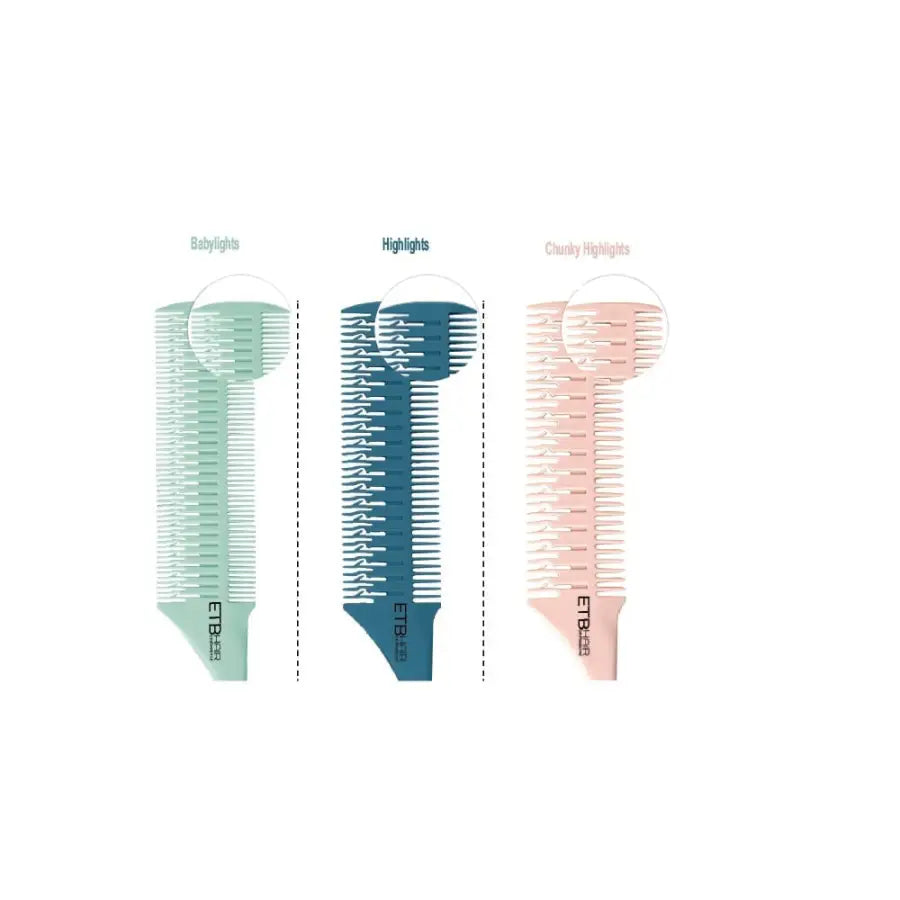 ETB Hair Set piepteni pentru șuvițe 3 buc