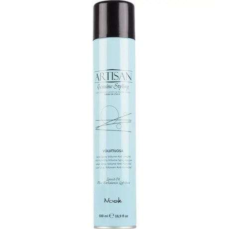 Fixativ cu Efect Puternic și Control Anti-Frizz Rezistent la Umiditate Nook Artisan Voluttuosa 500ml - 500 ml - Păr