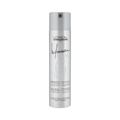 Fixativ Profesional L’Oréal Professionnel Infinium Pure Strong 300ml – Fixare Puternică Ultra-Uscată Fără Parfum - Păr