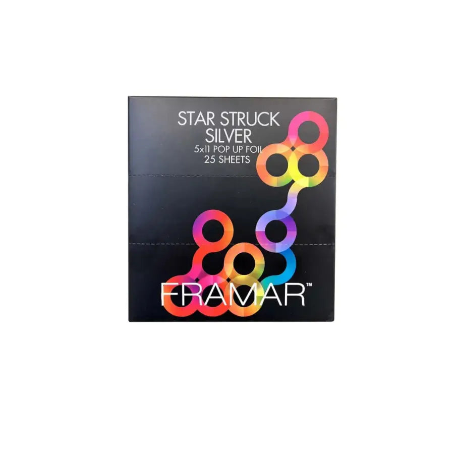 Framar Star Struck Silver Folii pretăiate pentru șuvițe 25 buc