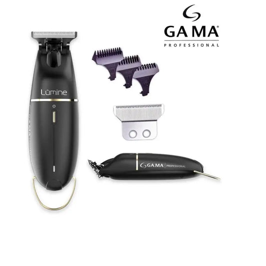 GA.MA Beetle Lumine Trimmer Profesional – Mașină de Contur cu Lamă Pro Sinterizată 5800 rpm Cord/Cordless Autonomie 90