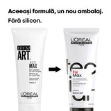 Gel de Fixare Profesional L’Oréal Professionnel Tecni.Art Fix Max 200ml – Fixare Extra-Puternică Strălucire Intensă