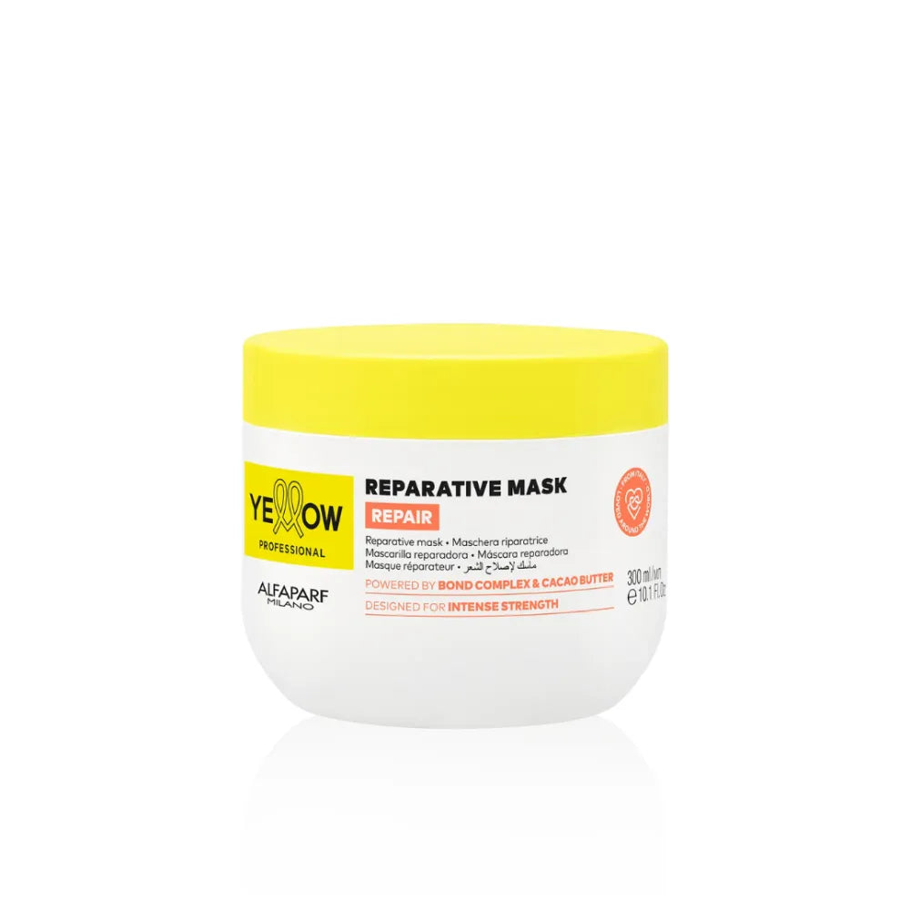 Yellow Reparative Mask – Tratament Profesional Intensiv pentru Părul Deteriorat