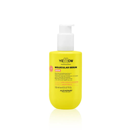 Yellow Reparative Molecular Serum – Ser Leave-In Profesional pentru Păr Deteriorat, Reparare și Fortifiere Instantanee