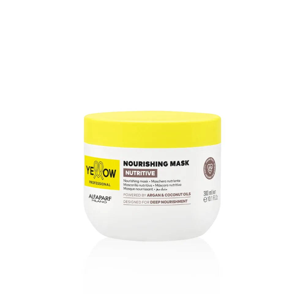 Yellow Nourishing Mask – Mască Profesională pentru Hidratare Intensă, Păr Uscat & Fragil