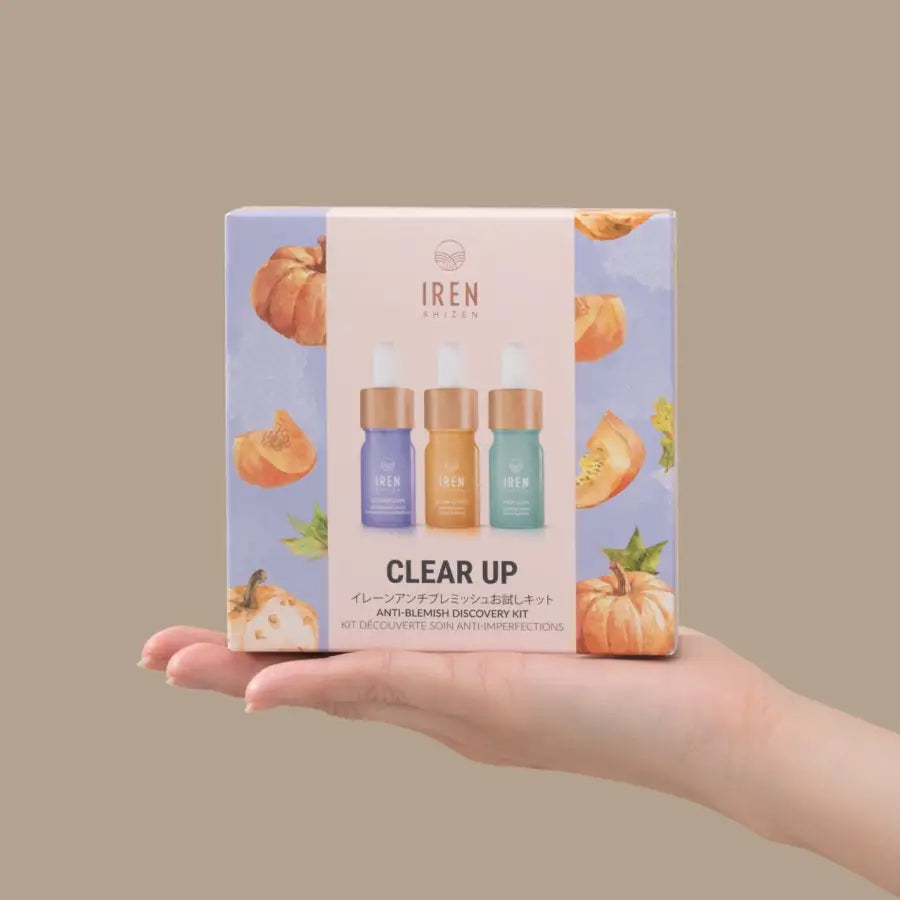 IREN Shizen Clear Up Discovery Kit Set de seruri pentru față 3 x 5 ml