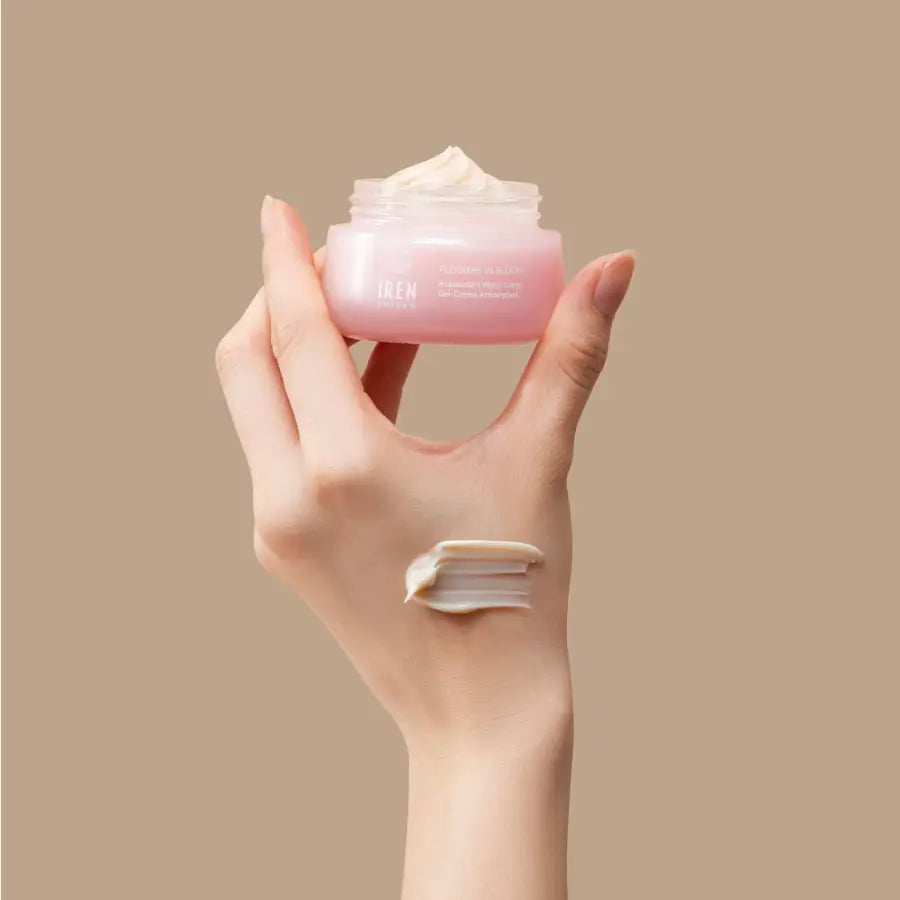 IREN Shizen FLOWERS IN BLOOM – Japanese Face Cream with Antioxidants and BIYUSEN™ Thermal Water - Explosive Hydration, Natural Radiance, and Advanced Urban Protection