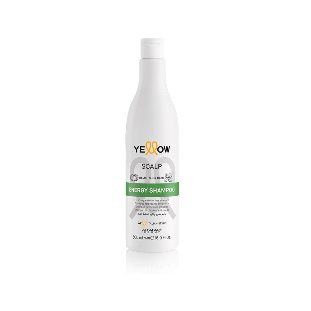 Yellow Scalp Energy – Șampon Fortifiant Anti-Cădere 500ml