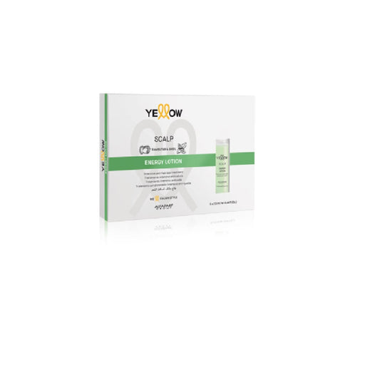 Yellow Scalp Energy Loțiune 6x13ml – Tratament Fortifiant pentru Păr Predispus la Cădere