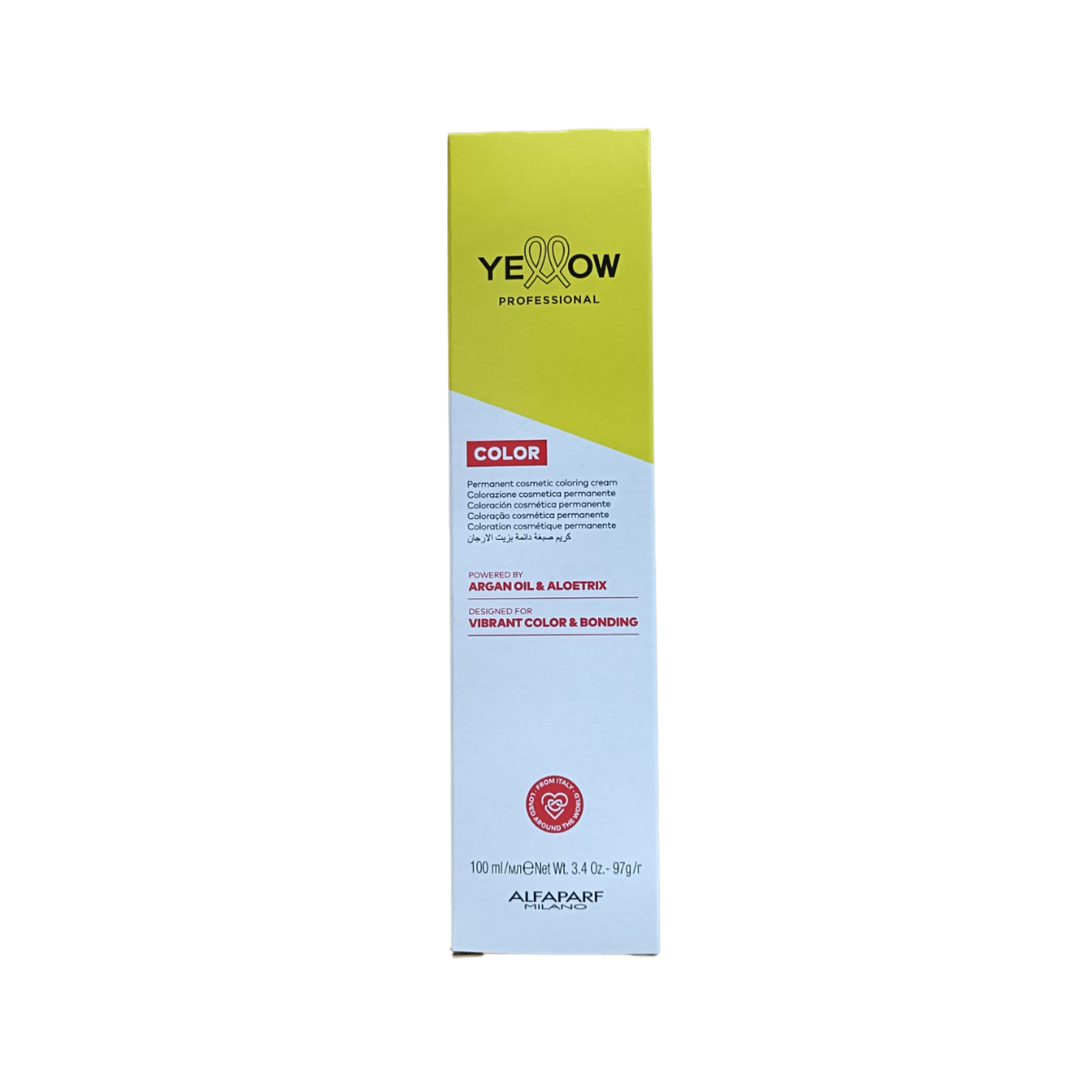Yellow Color – Vopsea de Păr Permanentă Profesională, 100ml | Culori Vibrante și Rezistență Maximă