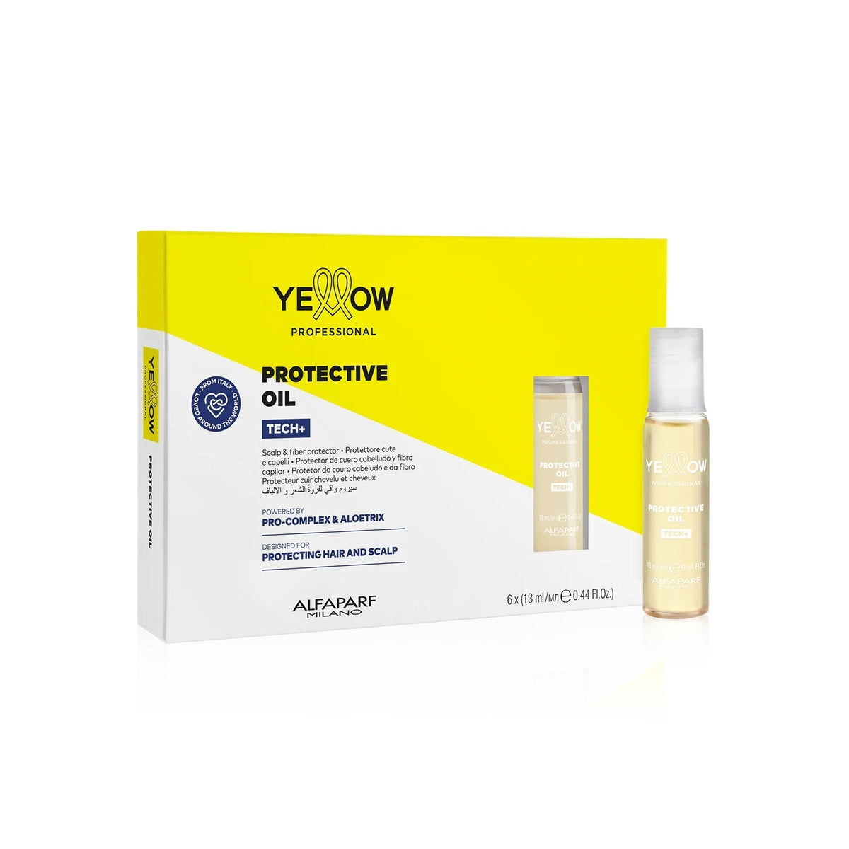 Yellow Tech+ Protective Oil Ser protector în fiole 6 x 13 ml