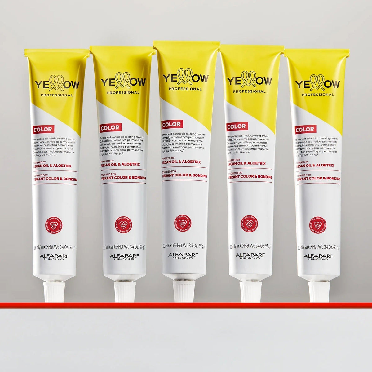 Yellow Color Cream Vopsea de păr permanentă 100 ml