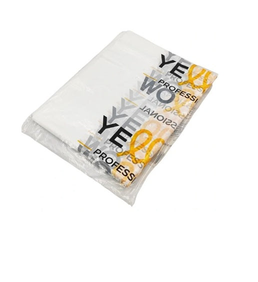 Yellow Disposable Cape 30 pcs/set – Professional Protection for Hair Salons