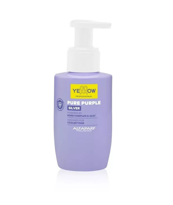 Yellow Professional Silver Violet Farb-Booster 100ml – Purple Pigments for Perfect, Shiny, and Cool Blonde Hair