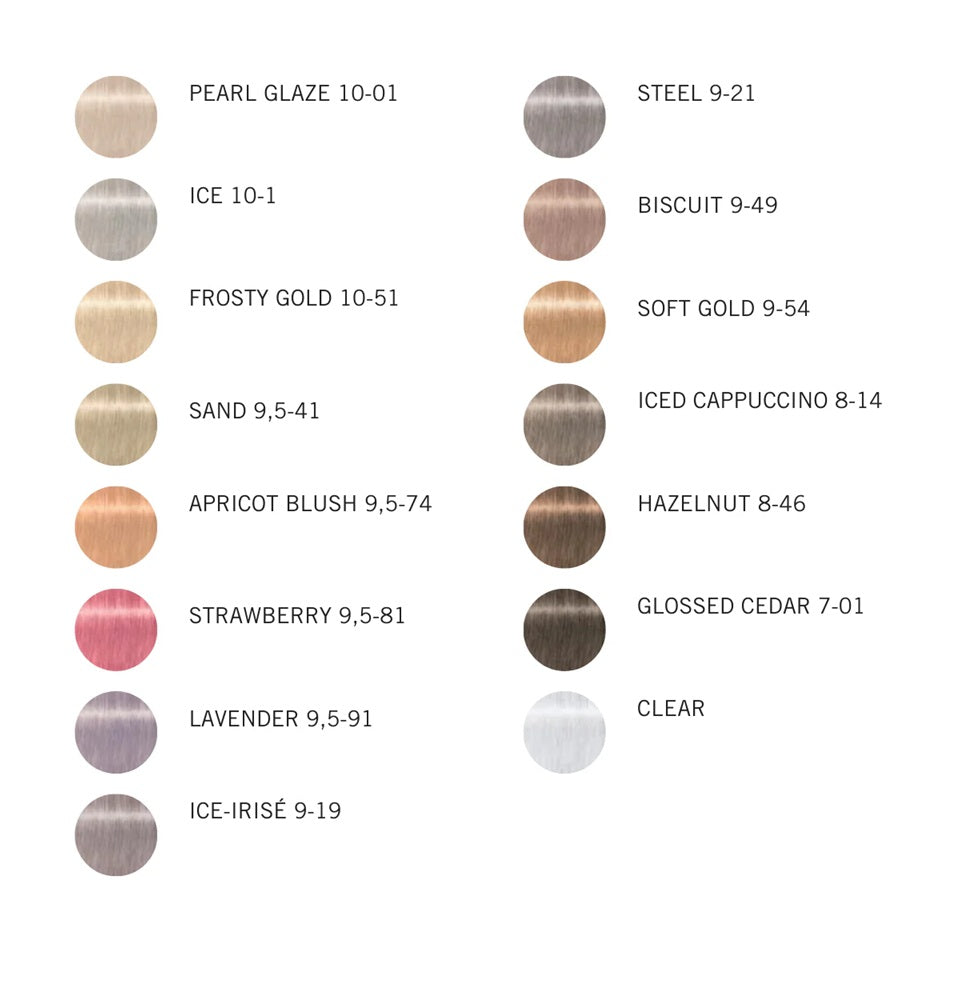 Schwarzkopf Professional BLONDME Glow Toner – Catalog Actualizat de Culori cu Inel de Mostre Profesionale