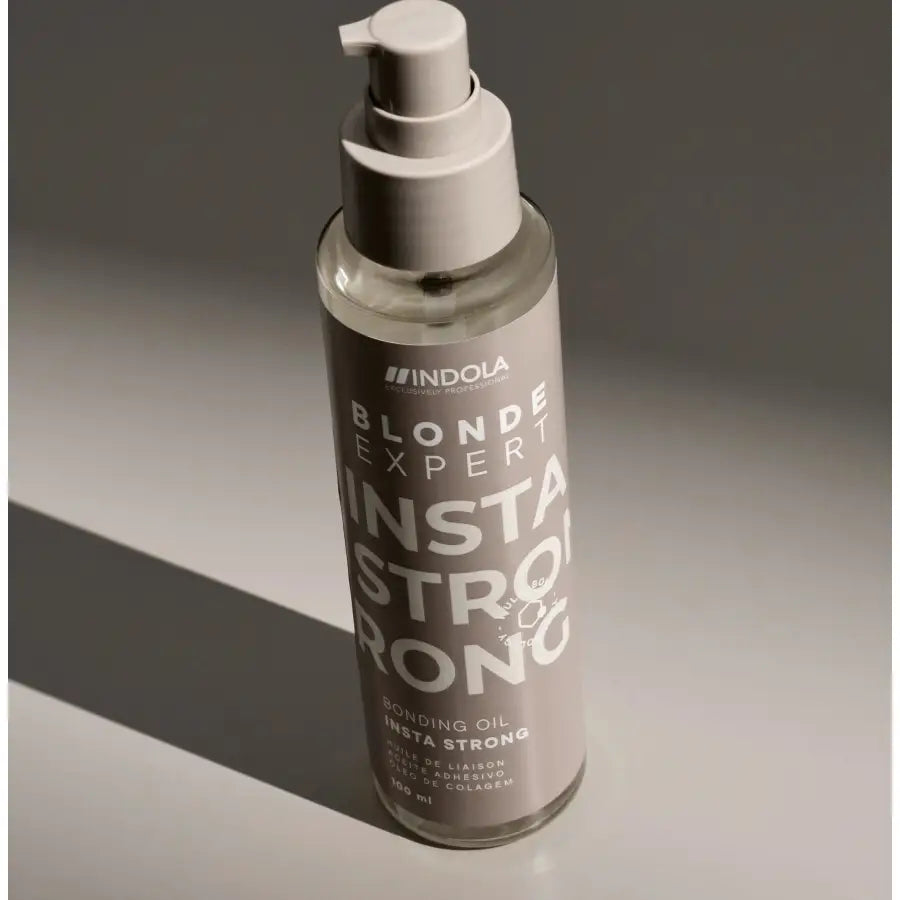 Indola Blonde Expert InstaStrong Bond Oil 100ml – Ulei Profesional pentru Regenerarea Părului Blond sau Tratat Chimic