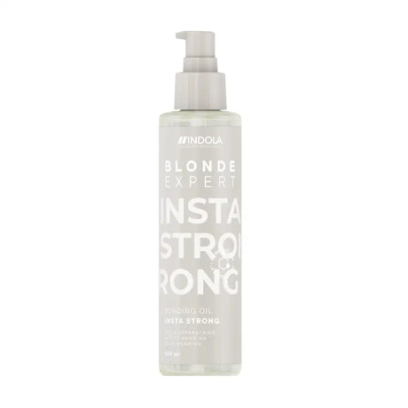 Indola Blonde Expert InstaStrong Bond Oil 100ml – Ulei Profesional pentru Regenerarea Părului Blond sau Tratat Chimic