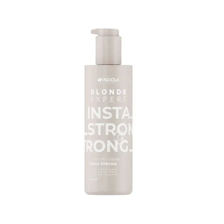 Indola Blonde Expert InstaStrong Leave-In Cream 145ml – Cremă fără clătire cu tehnologie Bond protecție termică și