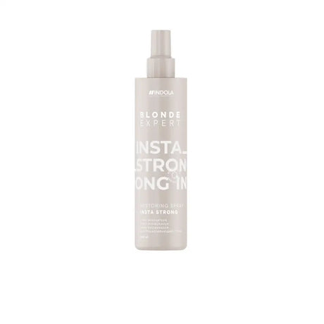 Indola Blonde Expert InstaStrong Spray 300ml – Spray Leave-in cu Tehnologie Bond pentru Păr Blond și Deteriorat