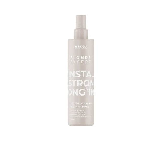 Indola Blonde Expert InstaStrong Spray 300ml – Spray Leave-in cu Tehnologie Bond pentru Păr Blond și Deteriorat
