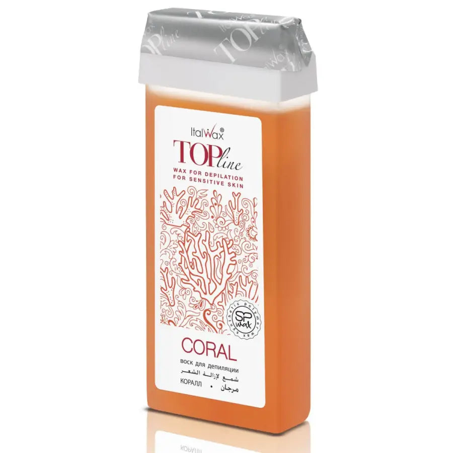 Italwax Top Line Ceară roll-on cartuș coral 100 ml