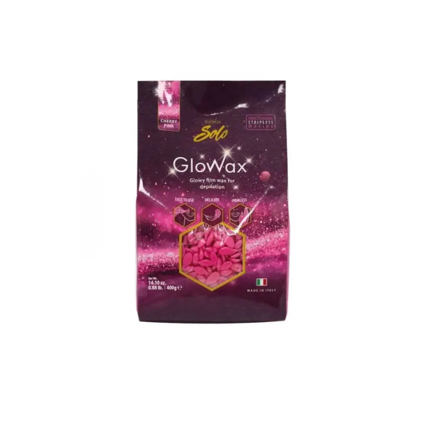 Italwax Glowax Ceară elastică perle Cherry Pink 400 g