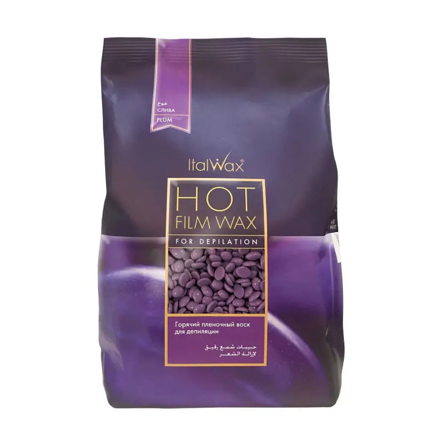 Italwax Film Wax Ceară elastică perle prună 1 kg