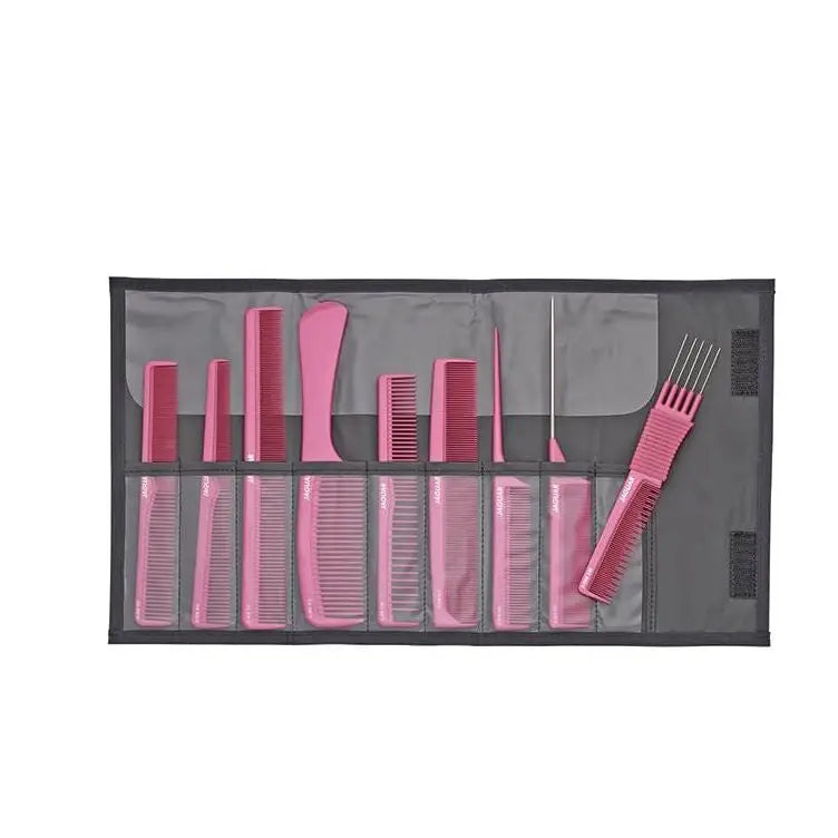 Jaguar A-Line Pink Set de piepteni 9 buc
